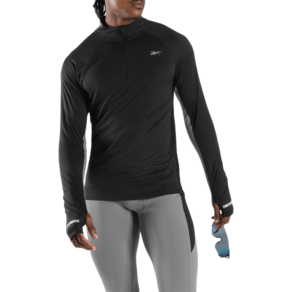 Reebok Id Langarm-T-Shirt Vector 1/4 Zip