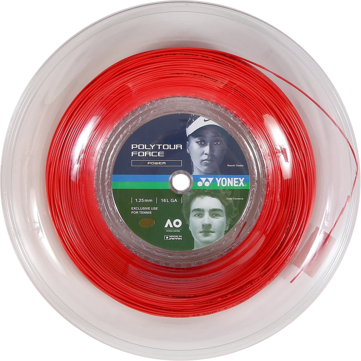 Saitenrolle Yonex Polytour Force 125 (200 Meter)