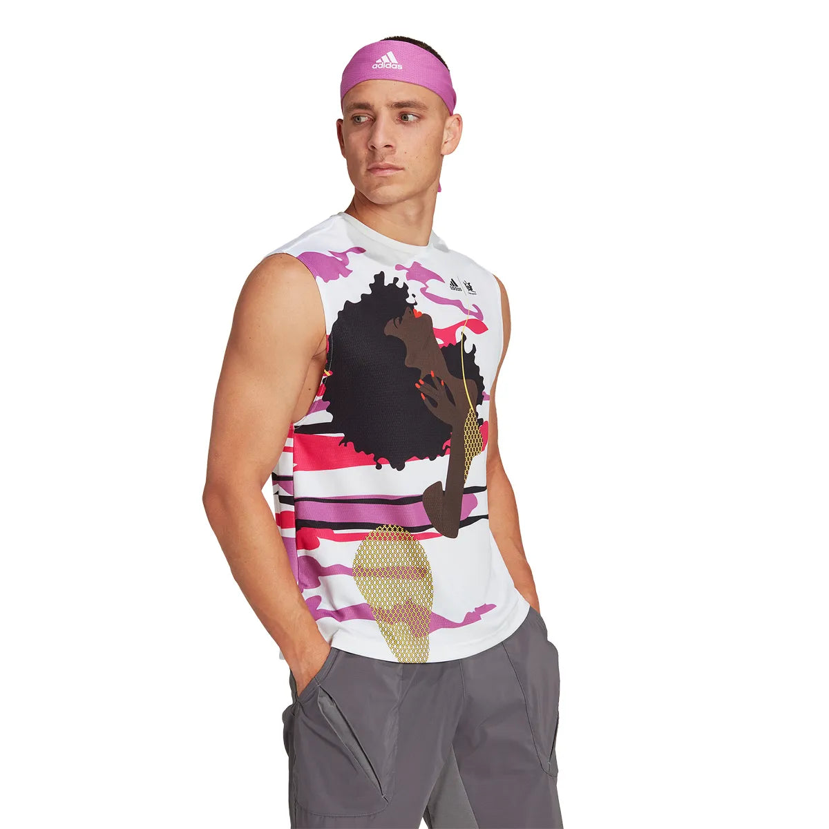 Tank-Top adidas Unisex New York Unitefit Thebe Magugu