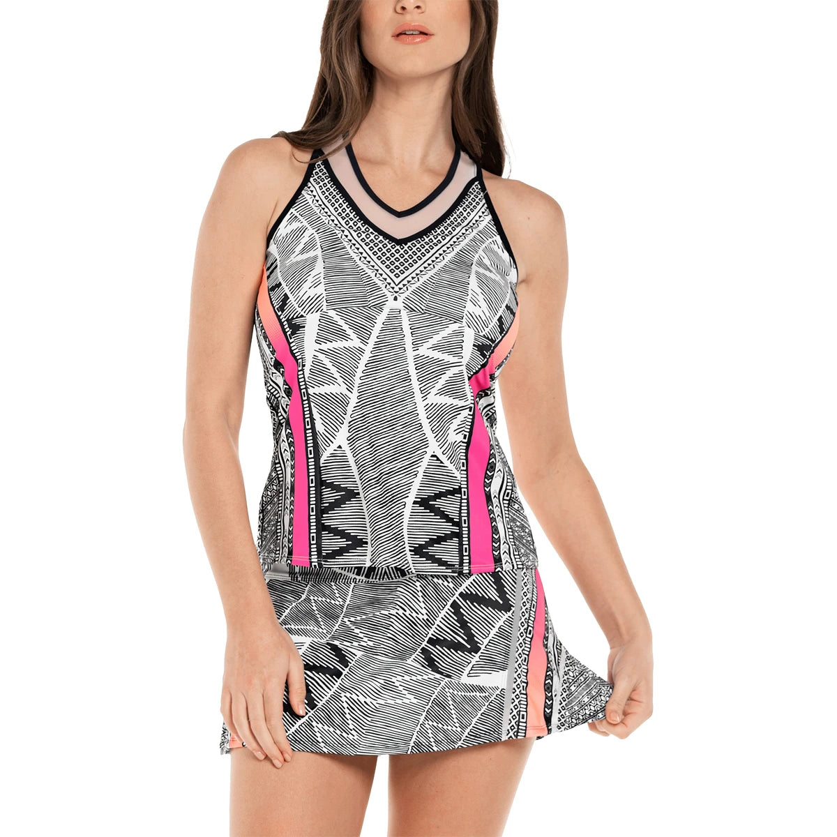 Tank-Top Lucky In Love Damen Santa Fe Glow