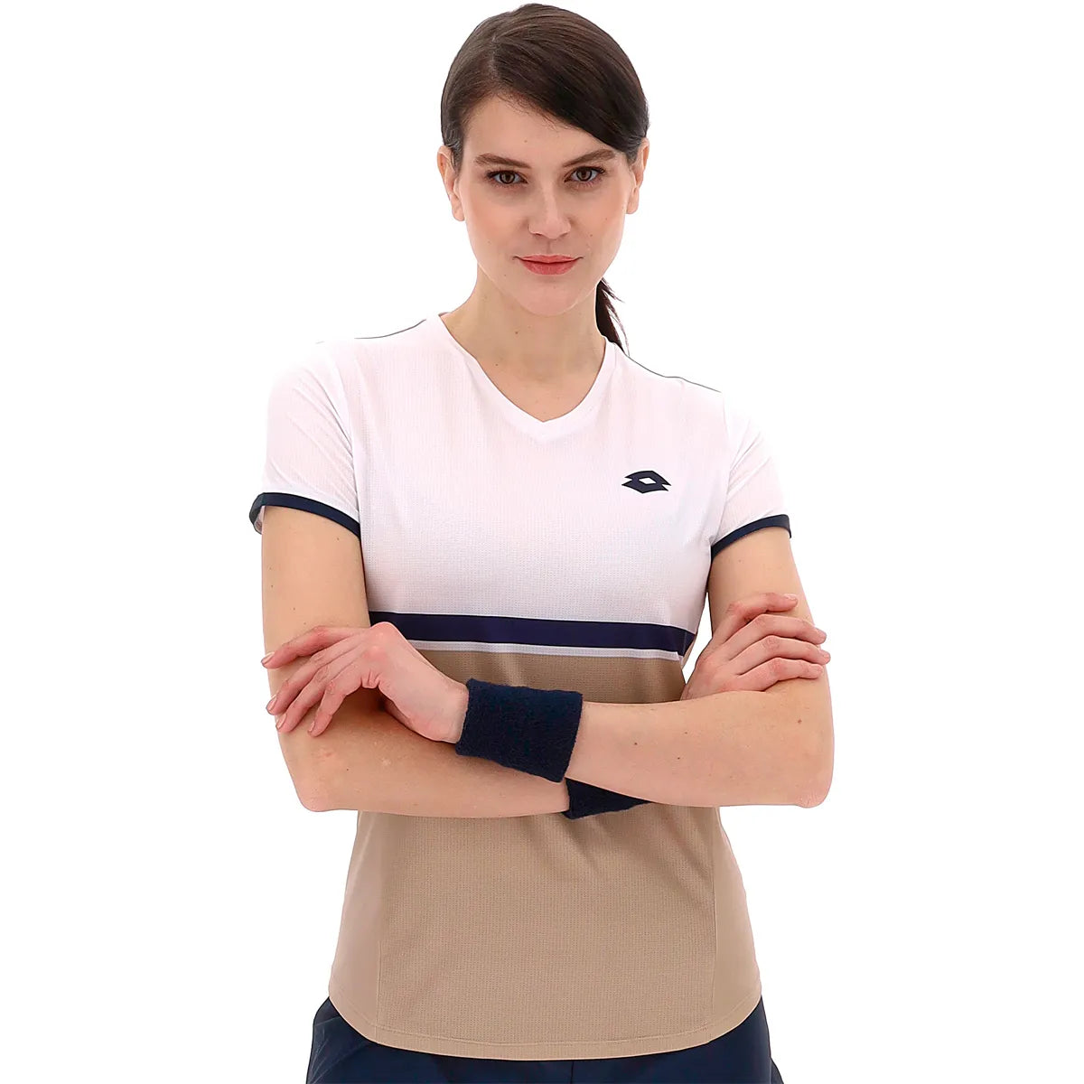 T-Shirt Lotto Damen Tech V - D1