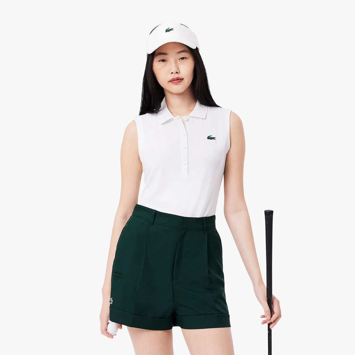 Lacoste Damen Core Performance Poloshirt ärmellos