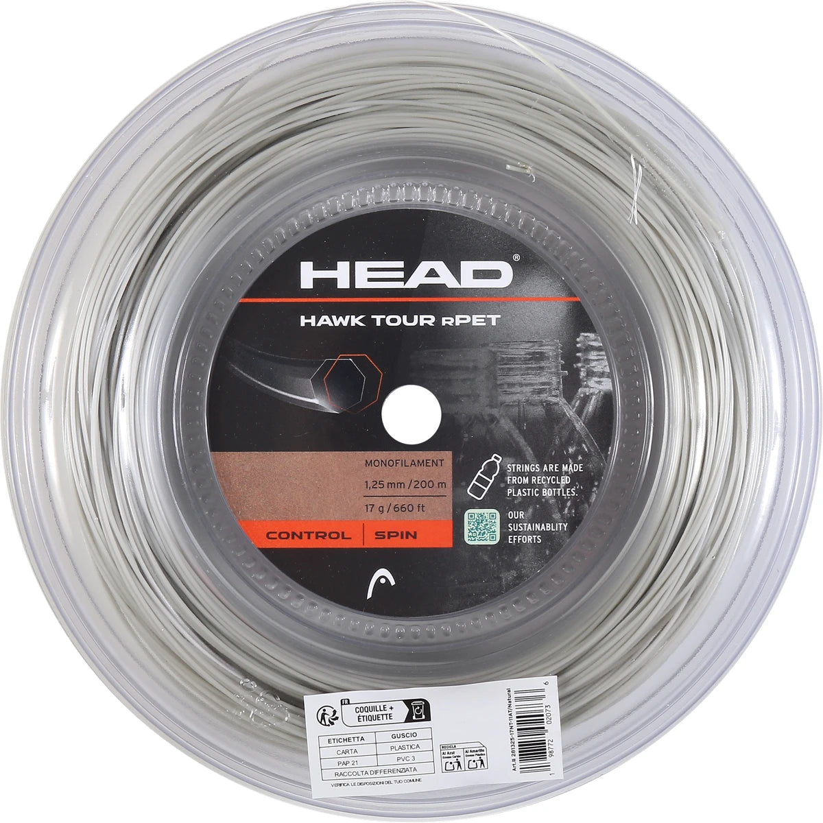 Saitenrolle Head Hawk Tour Rpet (200 Meter)