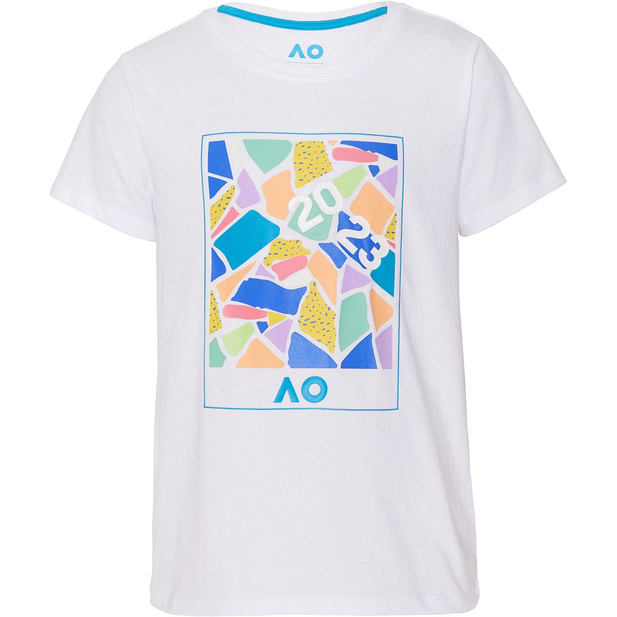 T-Shirt Australian Open Junior Mädchen Dated Mosaic