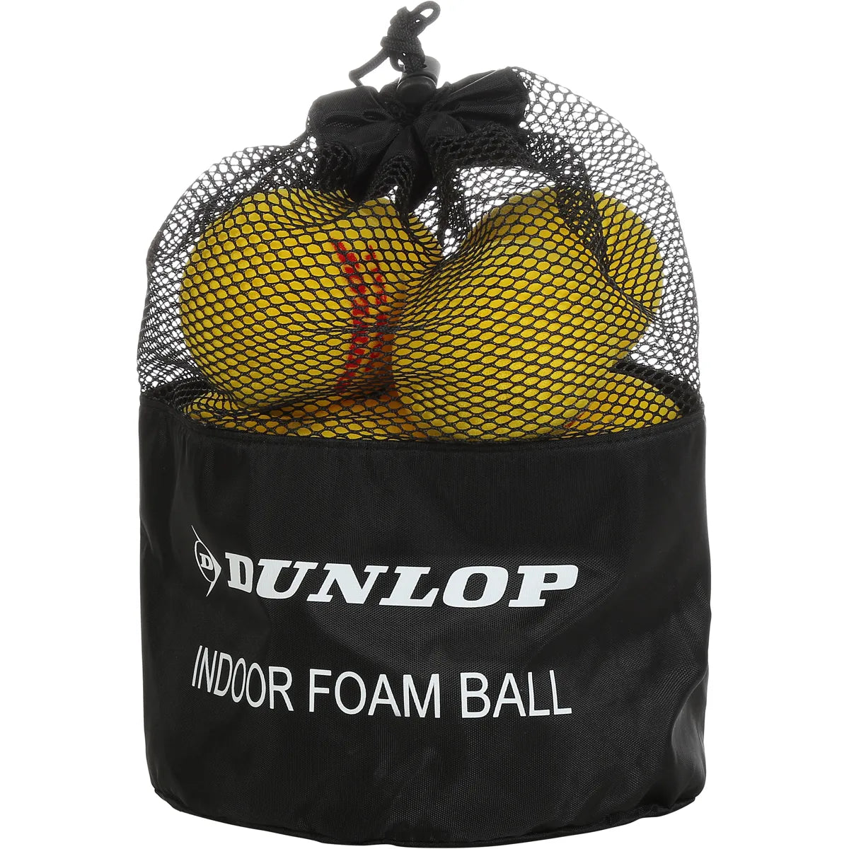 Beutel mit 12 Dunlop Indoor-Schaumstoffbällen