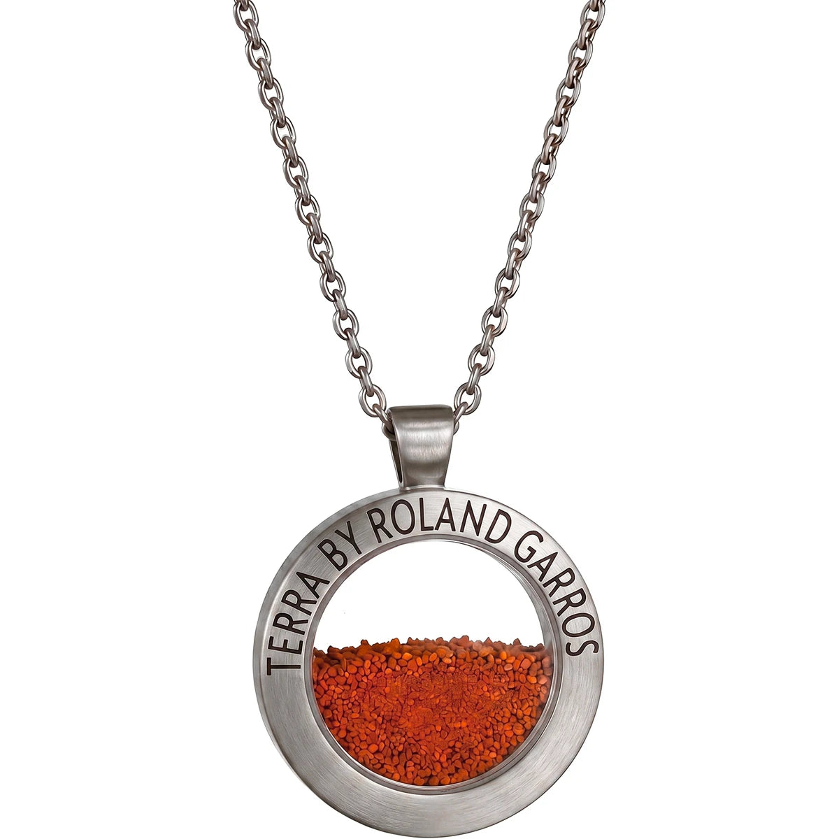 COLLIER ET MEDAILLE TERRA ACCESS ACIER MAT SANS PIERRE PETIT MODELE