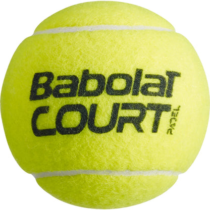Tube mit 3 Padel-Bällen Babolat Court
