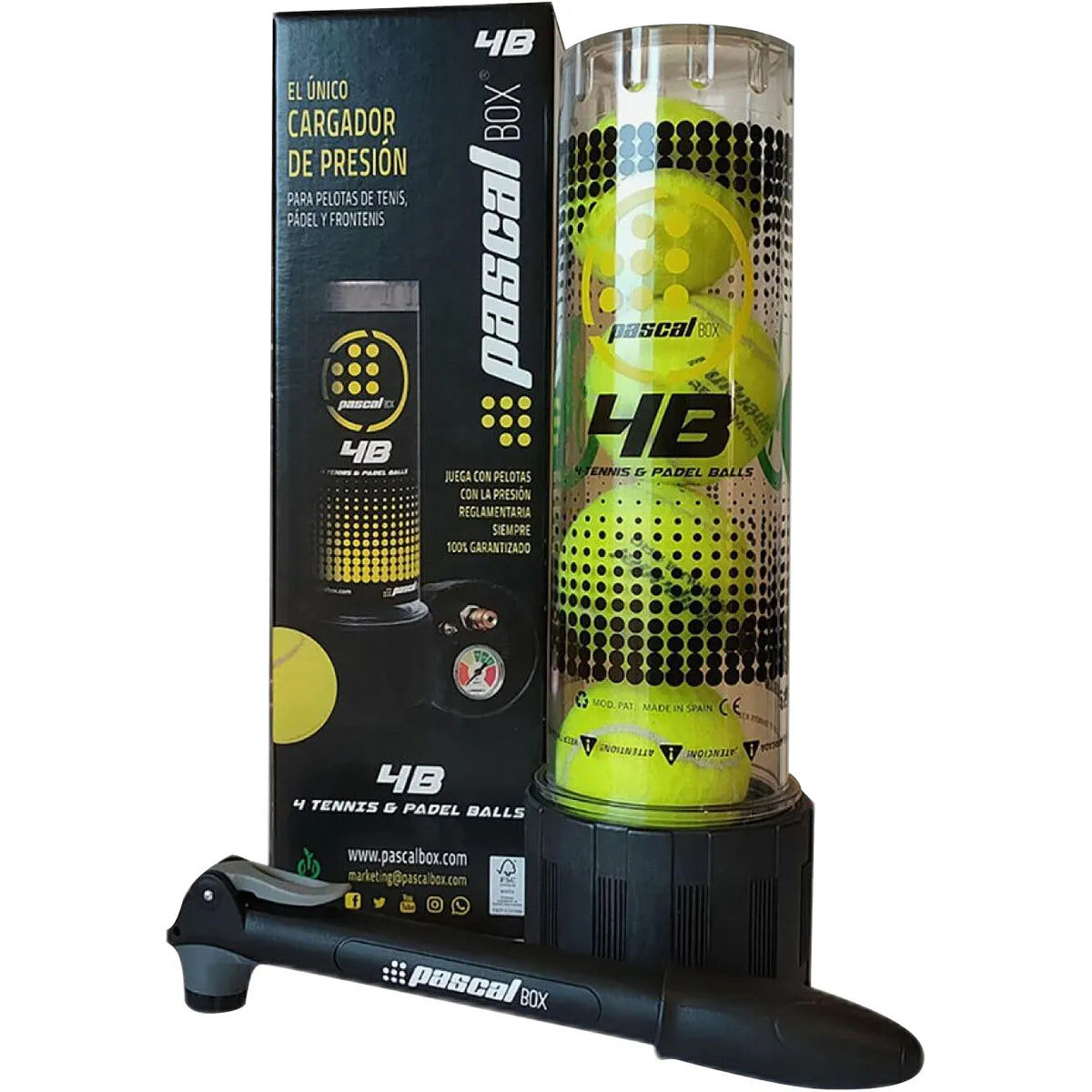 Zubehör für Druckausgleich Bullpadel Pascal Box 4B