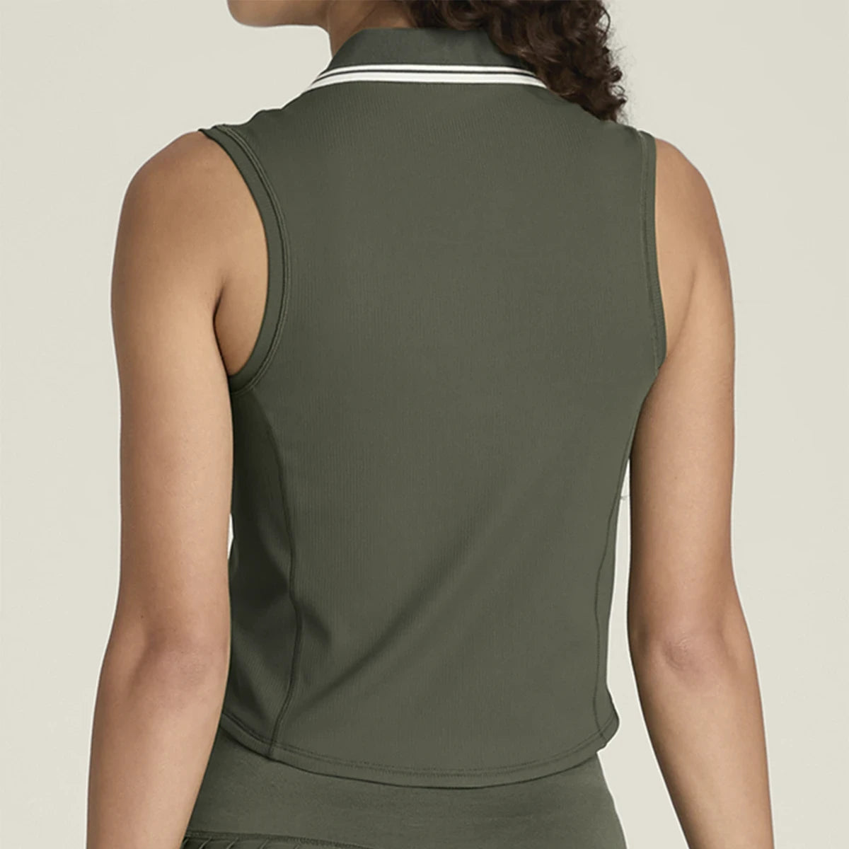 Wilson Damen Polo Rib Ärmellos