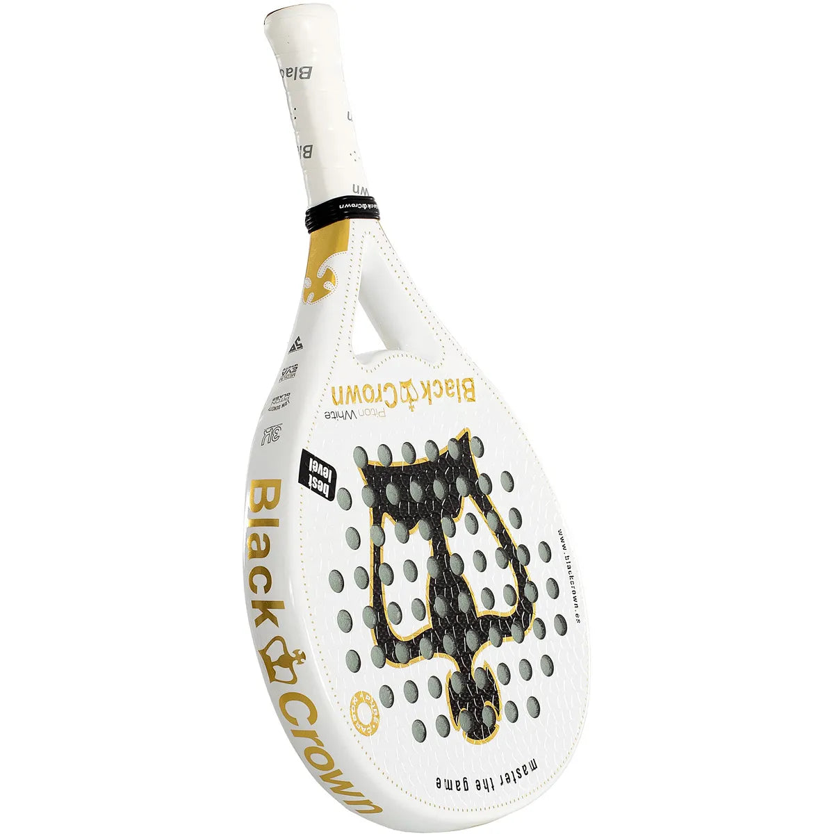 Padelschläger Black Crown Piton White