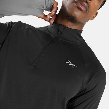 Reebok Id Langarm-T-Shirt Vector 1/4 Zip