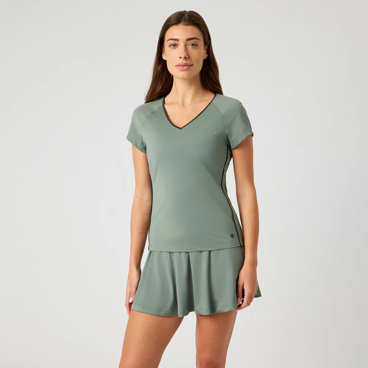 T-Shirt Bjorn Borg Damen Tennis Ace V-Ausschnitt