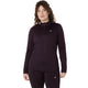Asics Damen Core T-Shirt mit langen Ärmeln und 1/2 Reißverschluss