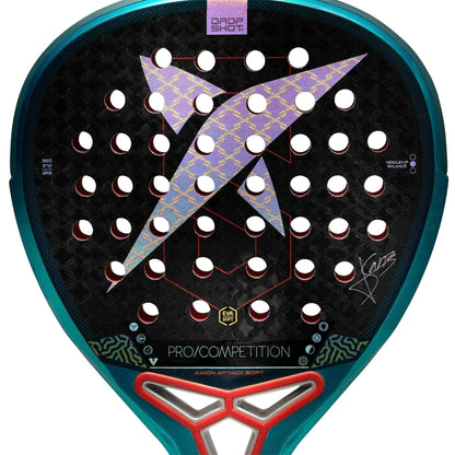 Padelschläger Test Drop Shot Axion Attack Soft