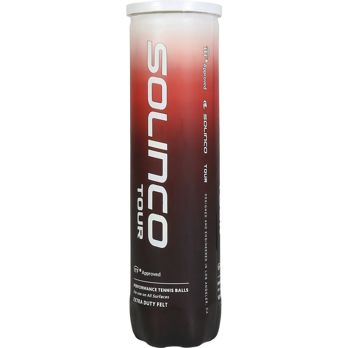Tube mit 4 Solinco Tennisbällen