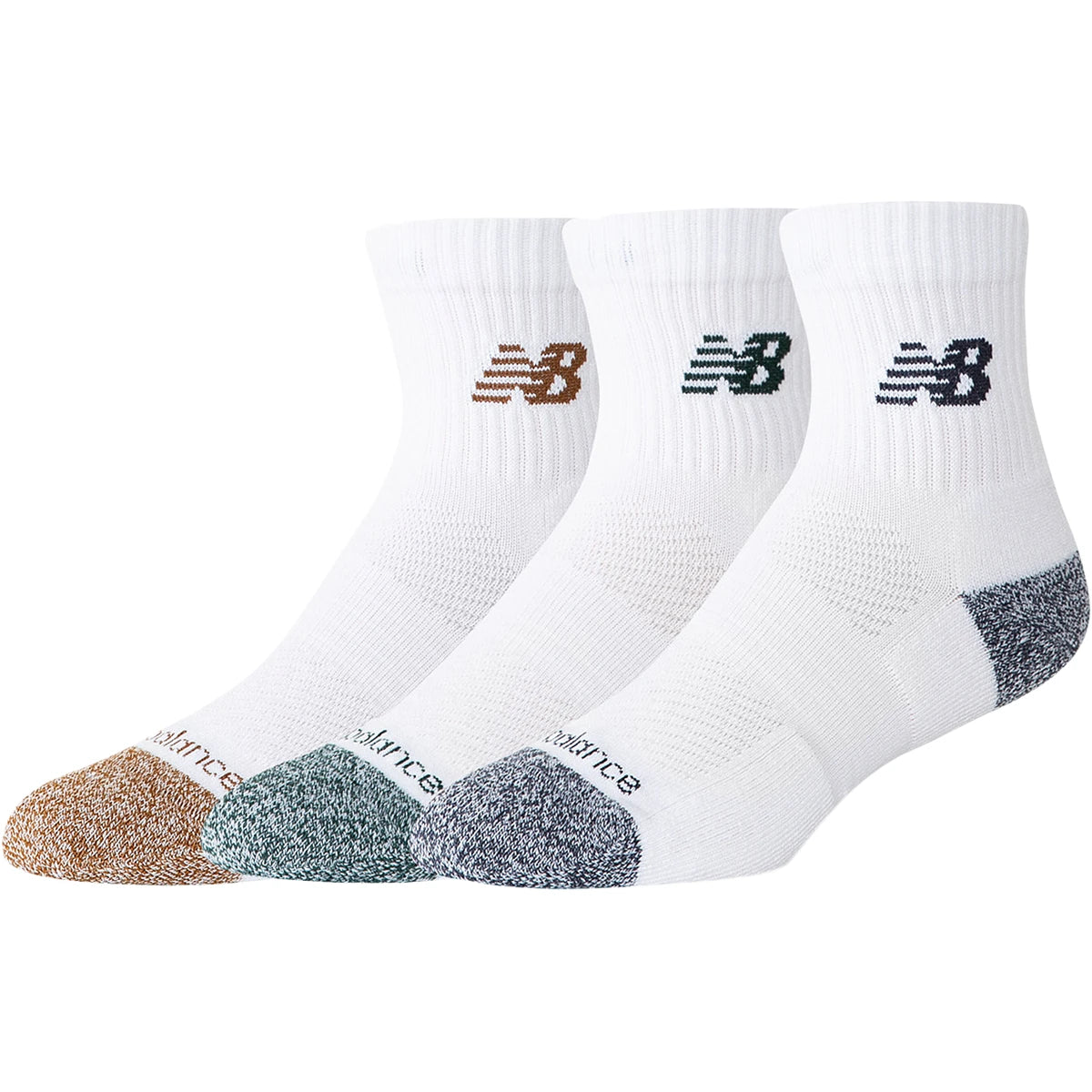 3 Paar New Balance Active Crew Socken (Knöchel)