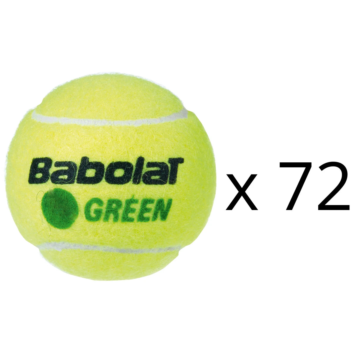 Nachfüllpack 72 Babolat Green Tennisbälle