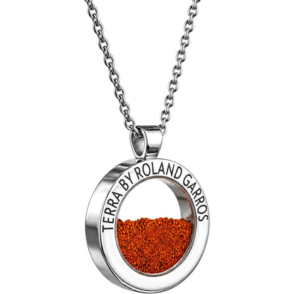 COLLIER ET MEDAILLE TERRA ACCESS ACIER BRILLANT SANS PIERRE GRAND MODELE