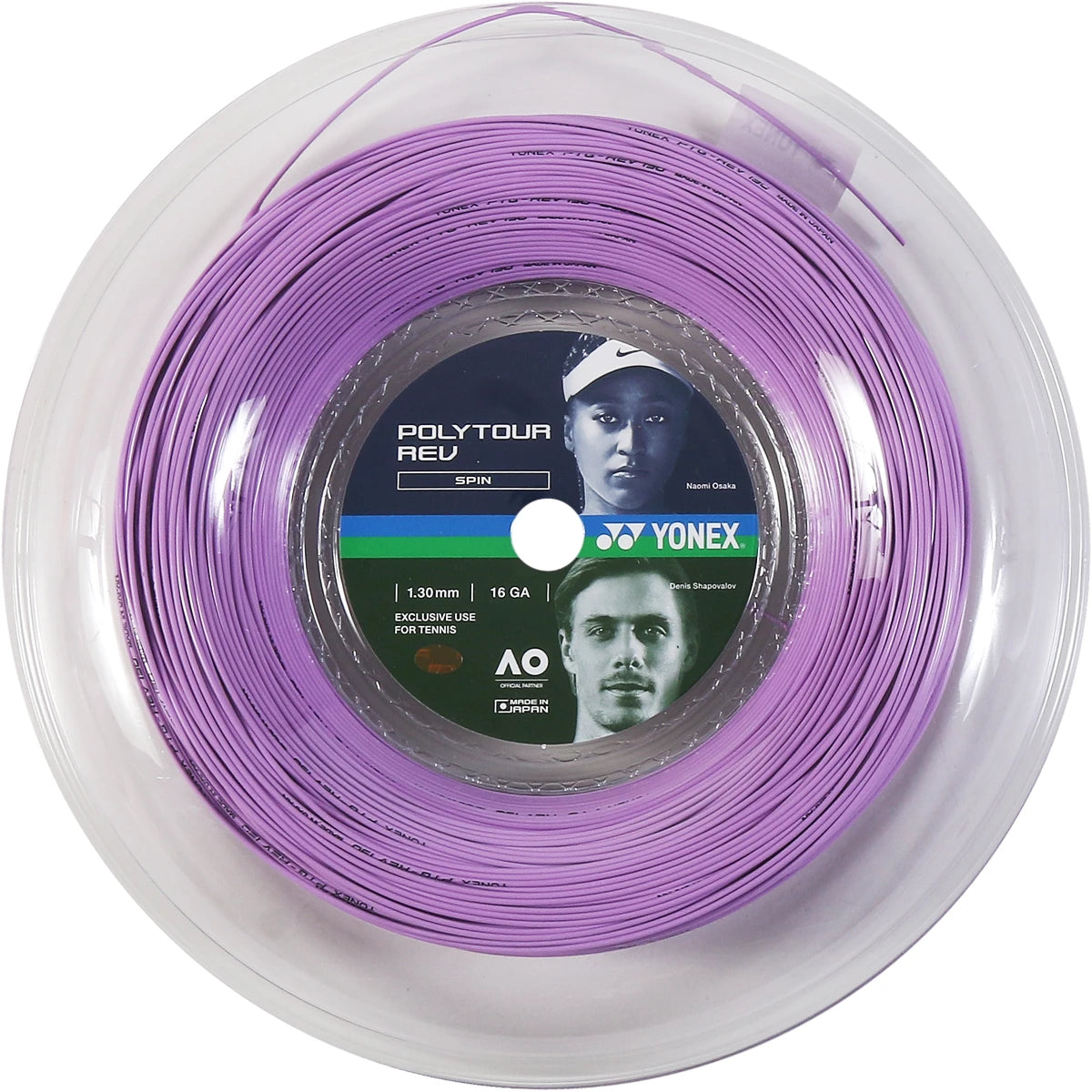 Saitenrolle Yonex Polytour Rev (200 Meter)