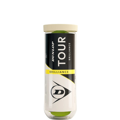 Tube mit 3 Dunlop Tour Brilliance Tennisbällen
