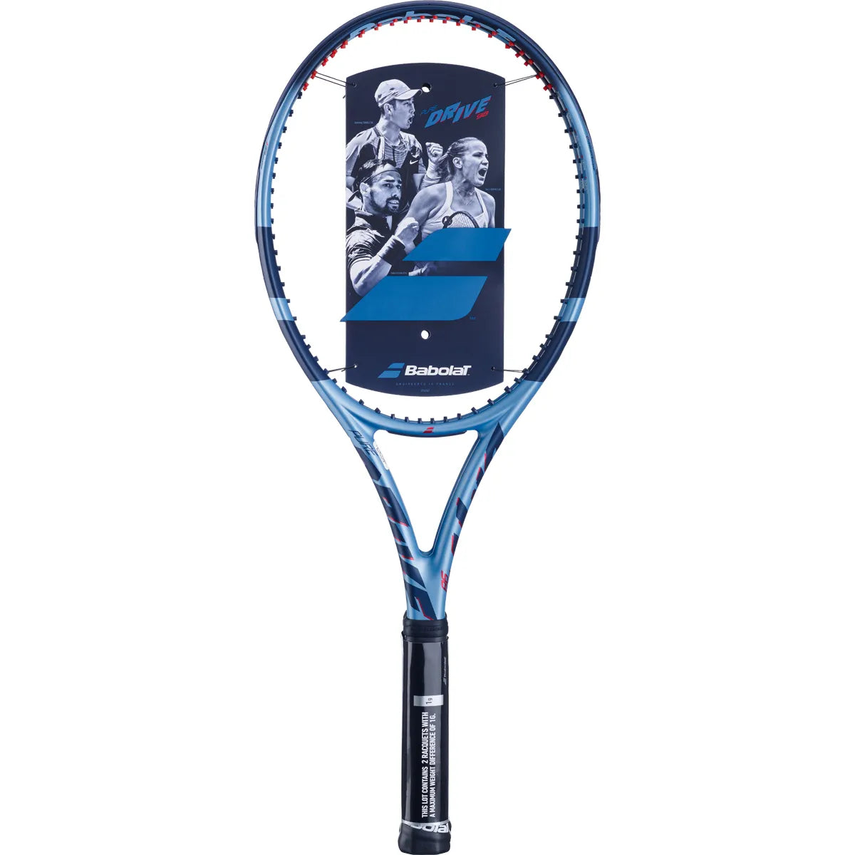 Pack mit 2 Babolat Pure Drive 98 Schlägern (305 Gr)