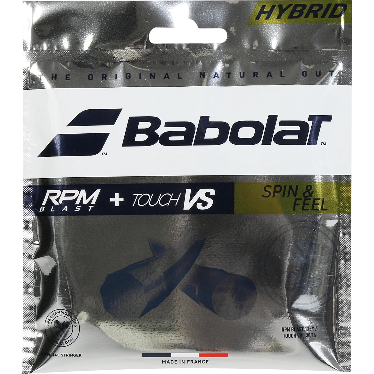 Saitenset Babolat Hybride Rpm Blast (1,25Mm) + Touch Vs (1,30Mm)