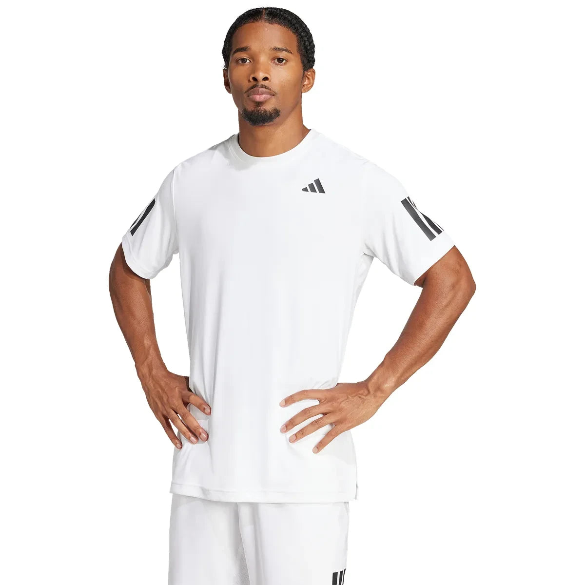 T-Shirt adidas Club 3 Streifen
