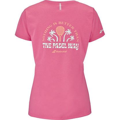 T-Shirt Babolat Damen Perf Cotton