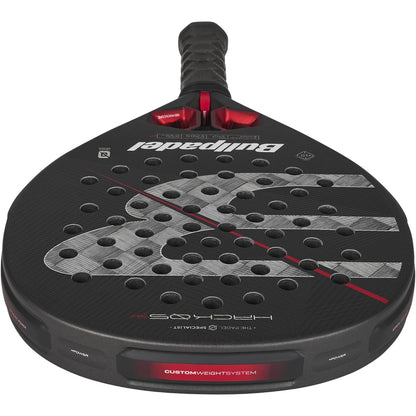 Schläger Test Padel Bullpadel Hack 05 Hybrid 27