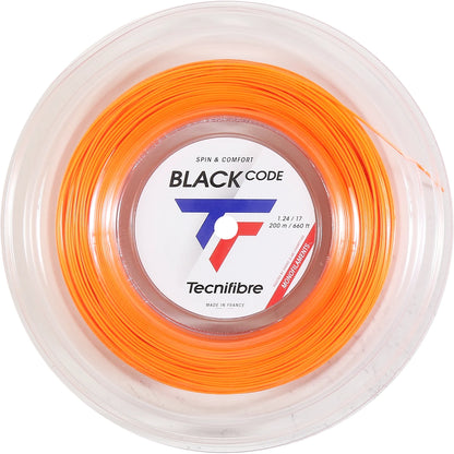 Saitenrolle Tecnifibre Black Code Fire (200 Meter)
