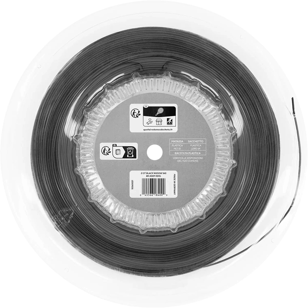 Saitenrolle Dunlop Black Widow (200 Meter)