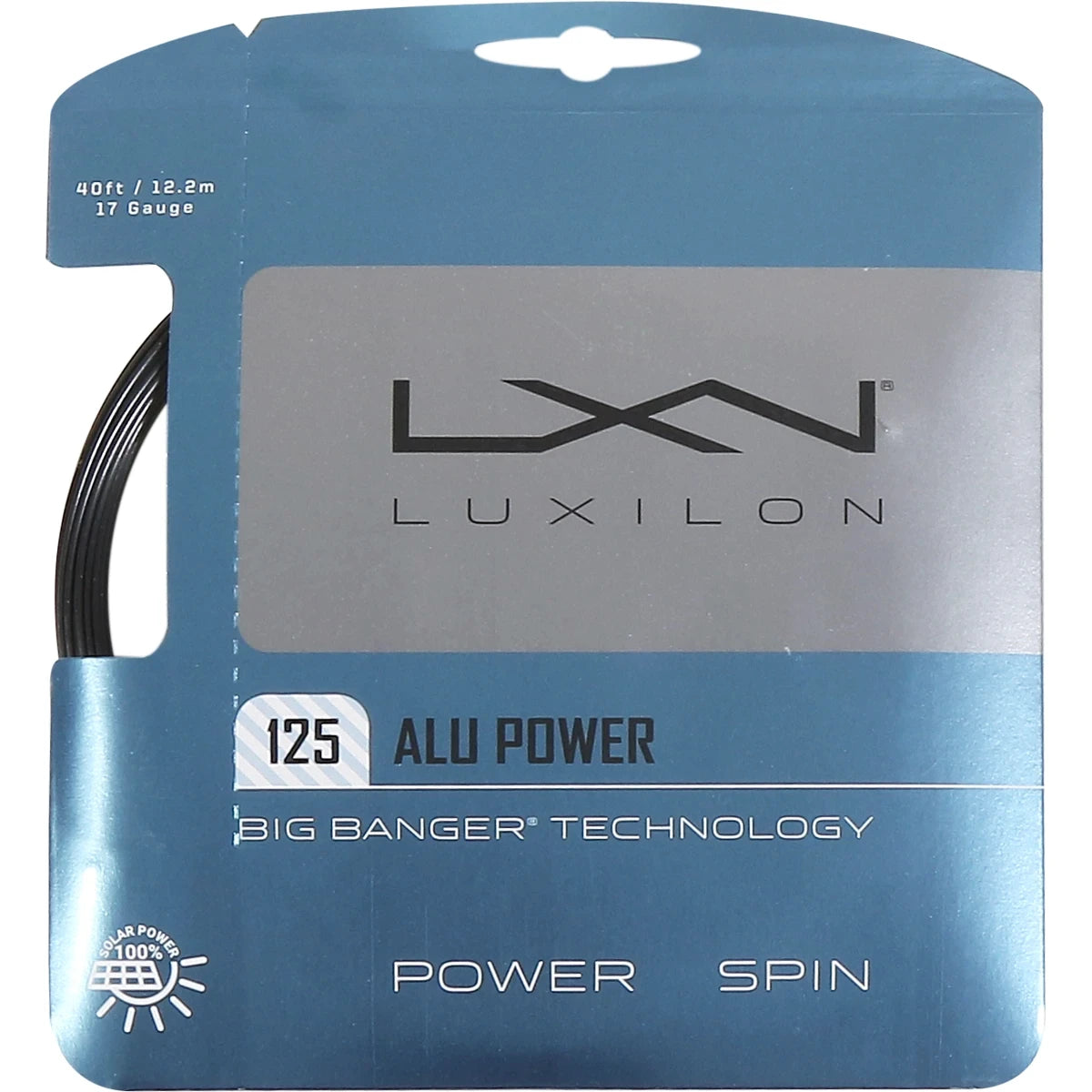 Saitenset Luxilon Big Banger Alu Power Black (12 Meter)