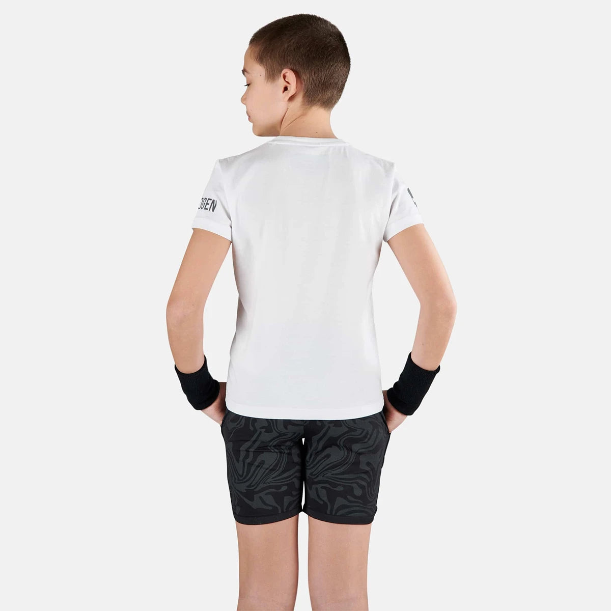 T-Shirt Hydrogen Junior Jungen Tennisplatz