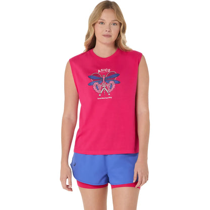 Asics Damen T-Shirt Game Seasonal Graphic