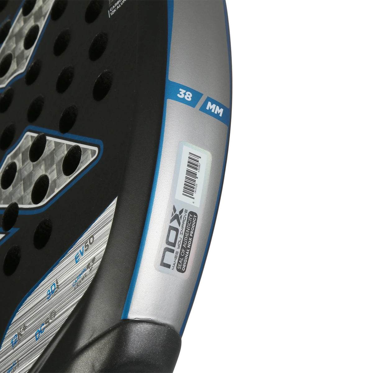 Padelschläger Nox Future Hybrid 12K Alum
