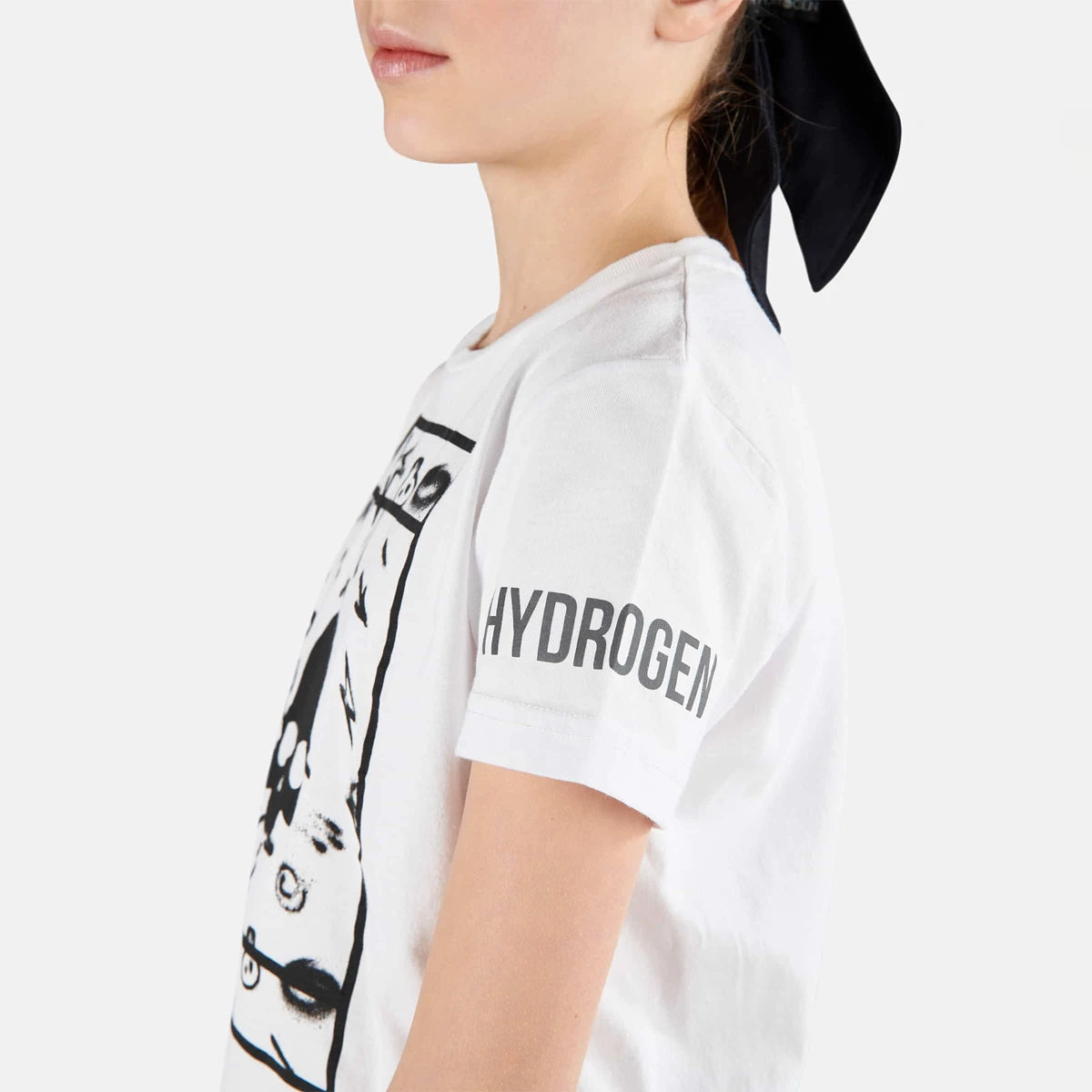 T-Shirt Hydrogen Junior Jungen Tennisplatz