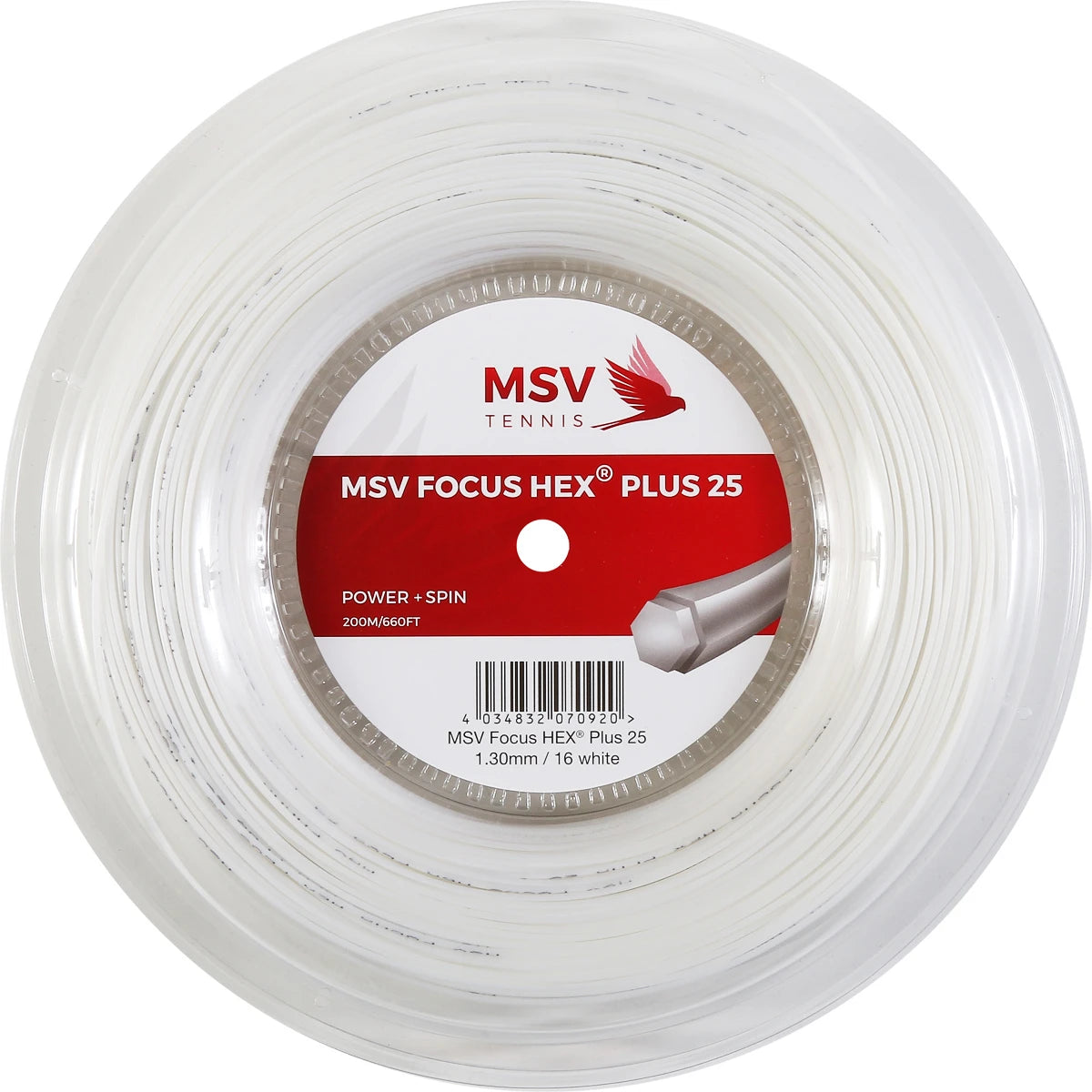 Saitenrolle Msv Focus Hex Plus 25 (200 Meter)