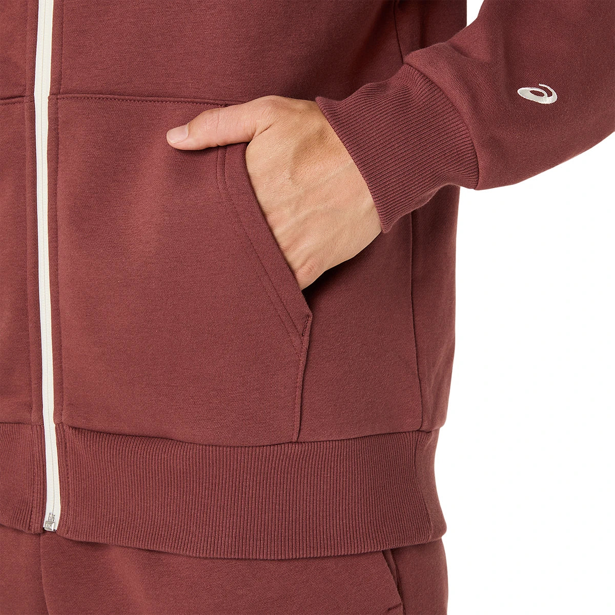 Asics Sweatshirt mit Kapuze Fleece Full Zip
