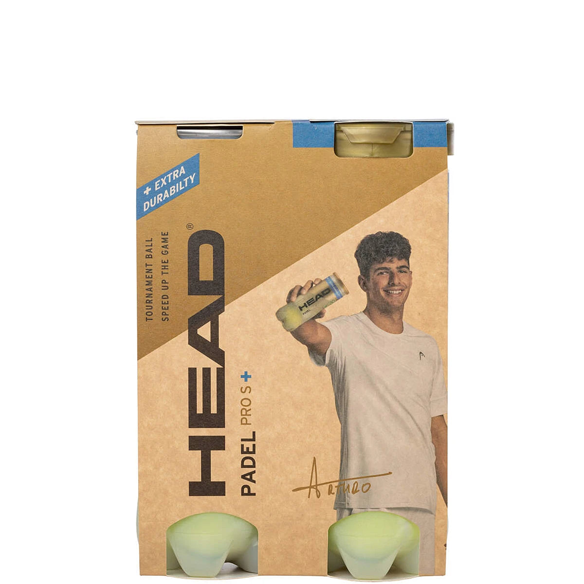 Pack mit 2 Röhren à 3 Head Padel Pro S+ Bällen