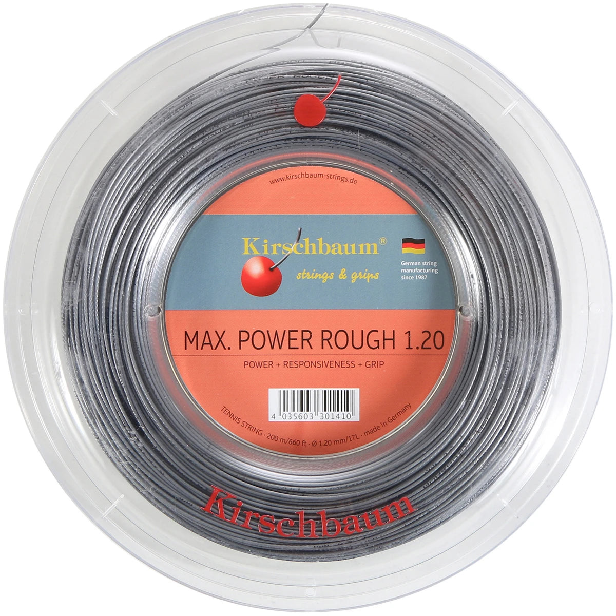 Saitenrolle Kirschbaum Max Power Rough (200 Meter)