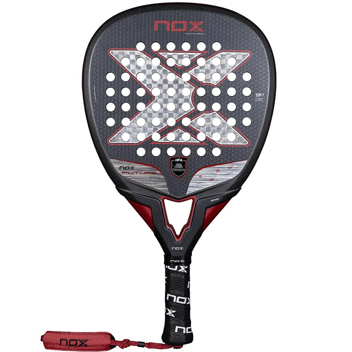 Raquette de Padel Nox Future Attack 12K Alum