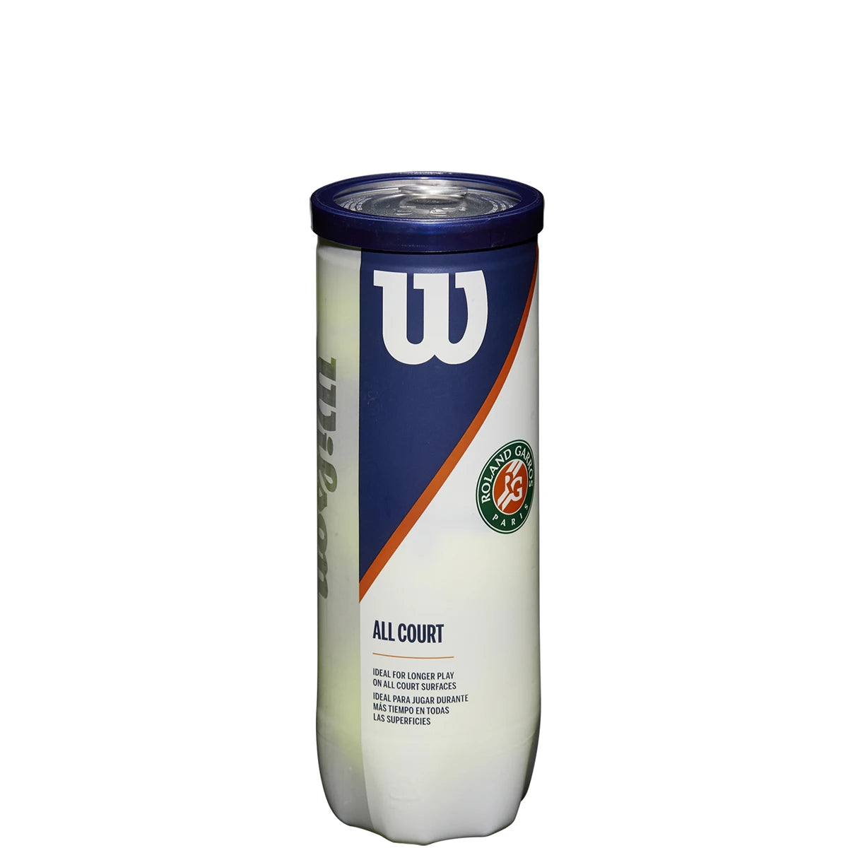 Tube mit 3 Wilson Roland Garros All Court Tennisbällen