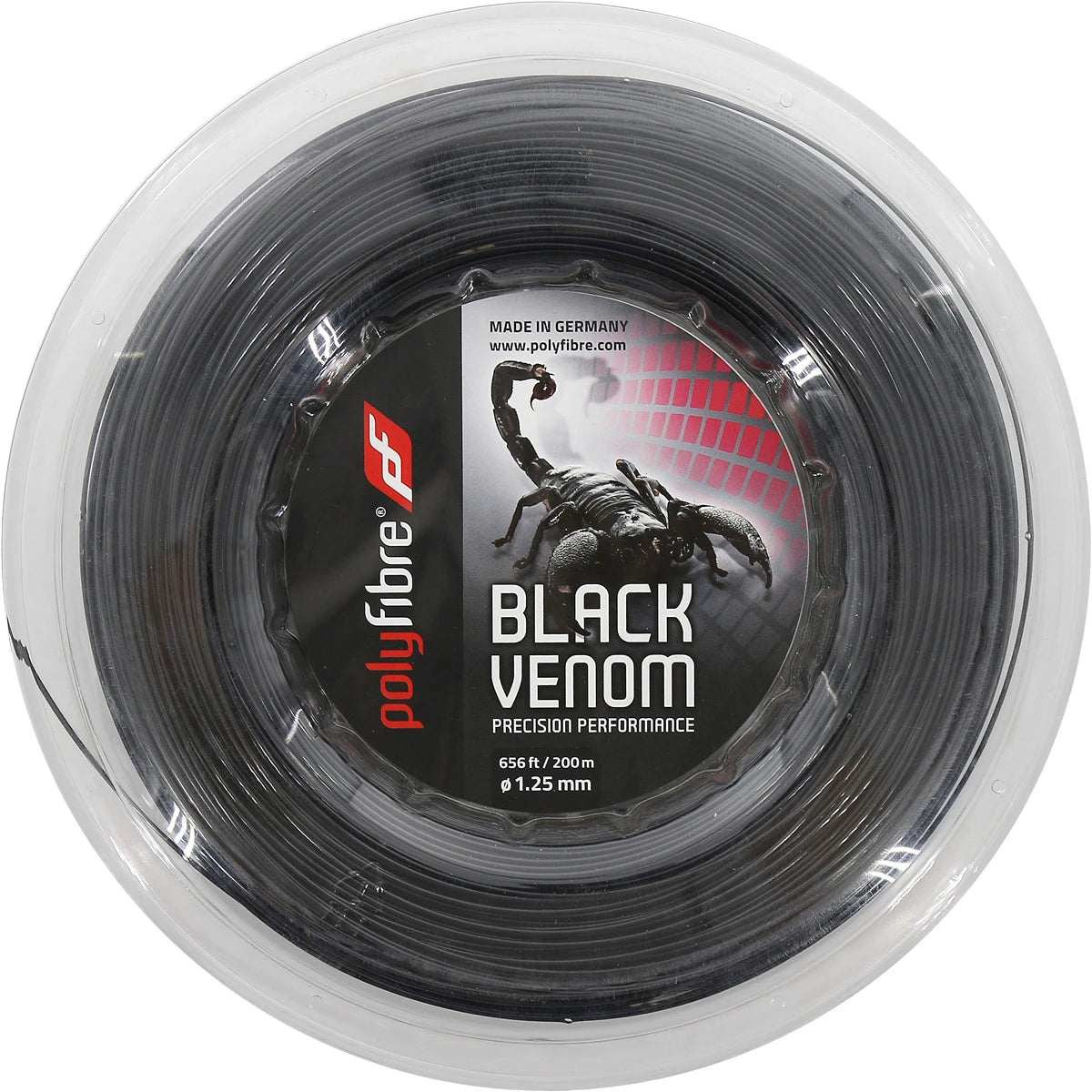 Saitenrolle Polyfibre Black Venom (200 Meter)