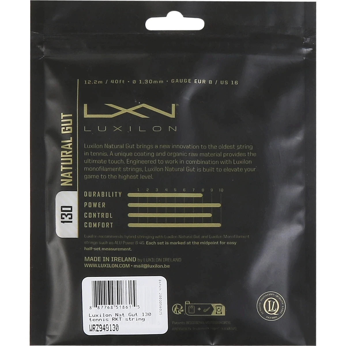 Saitenset Luxilon Boyau Naturel/Natural Gut (12 Meter)