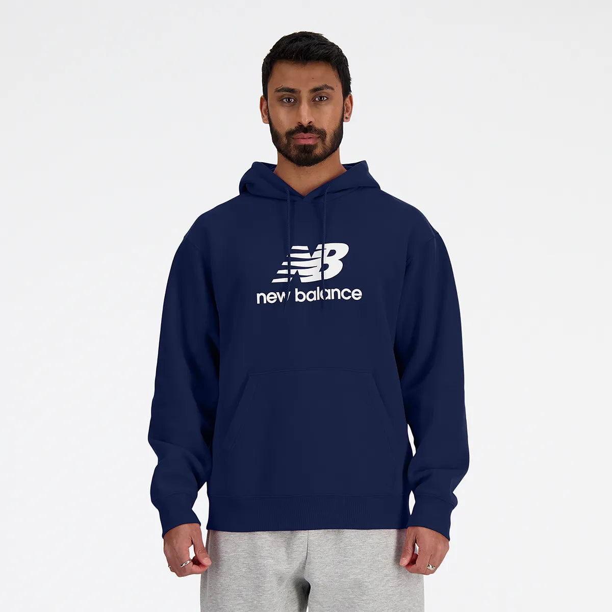 Sweatshirt New Balance Essential Logo mit Kapuze