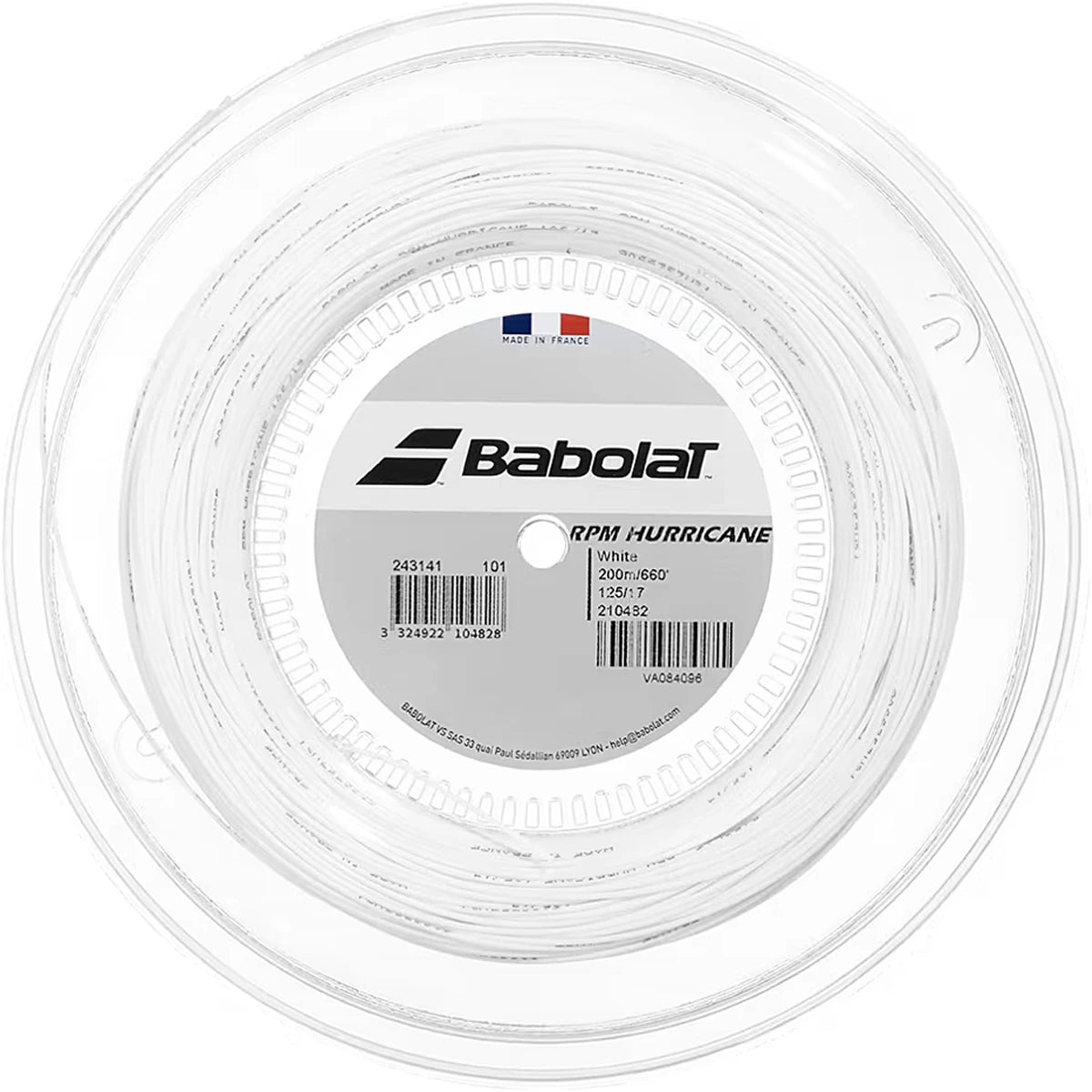 Saitenrolle Babolat Rpm Hurricane (200 Meter) (Ex Pro Hurricane Tour)