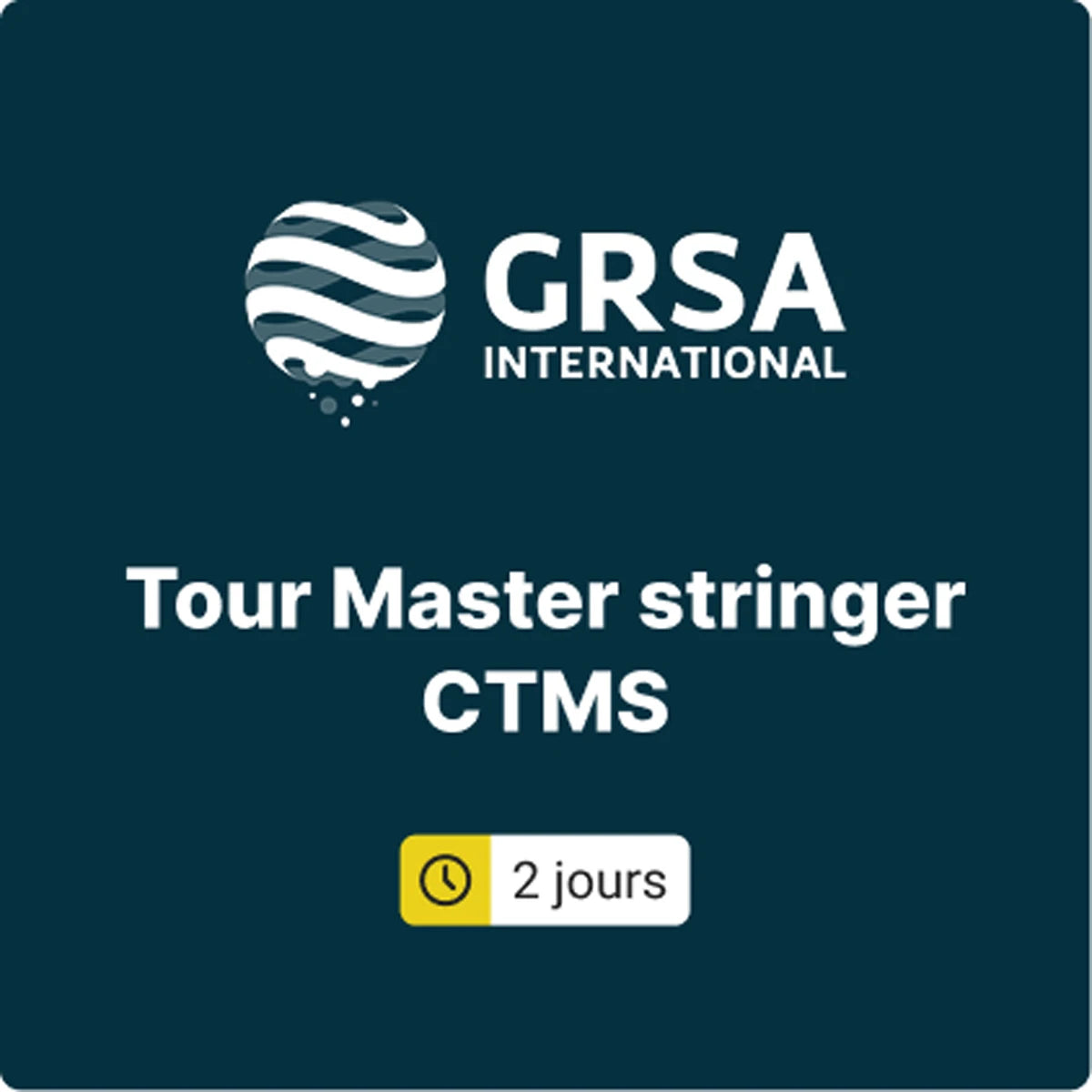 Stage Formation Grsa Tour Master Stringer