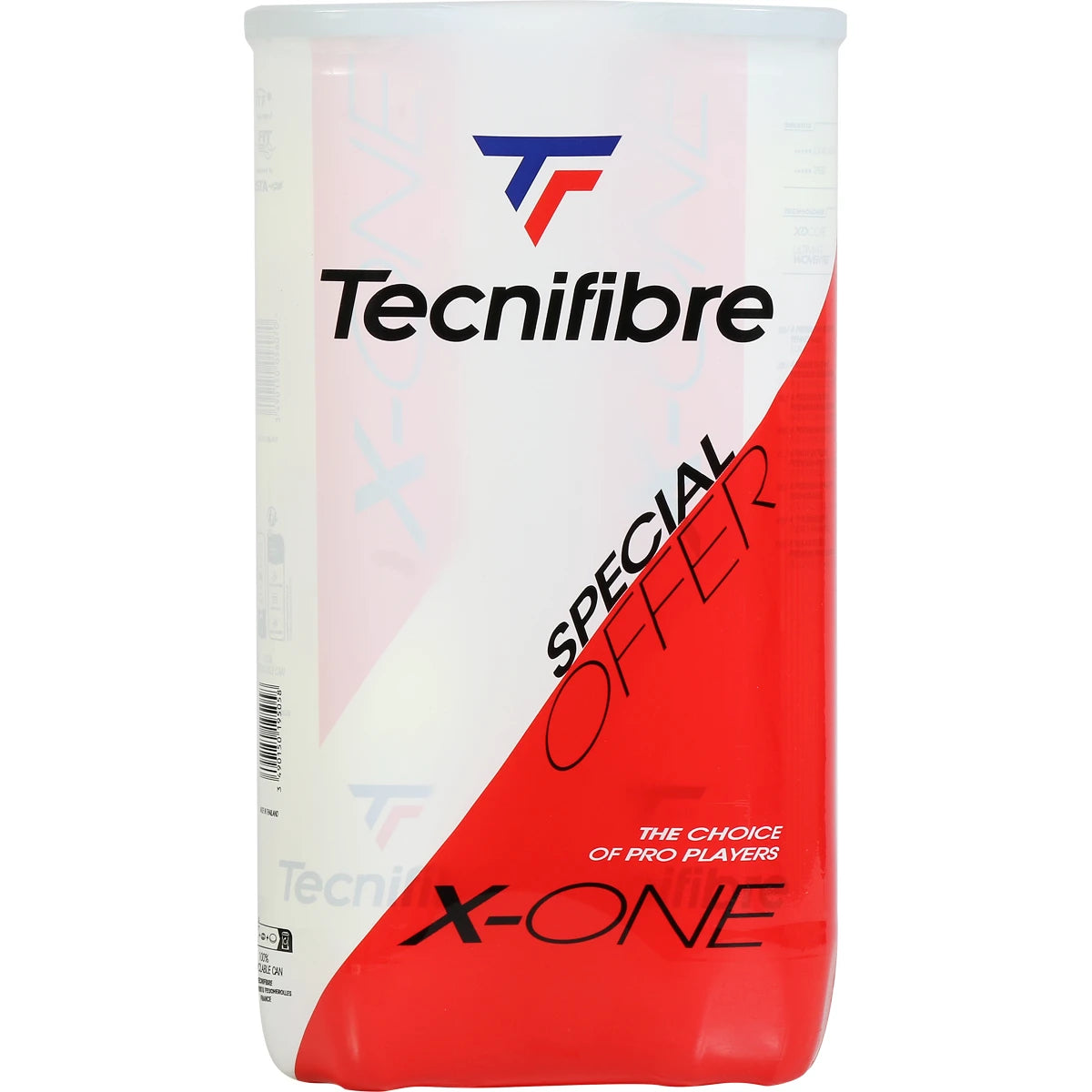 Bipack mit 4 Tecnifibre X-One Bällen