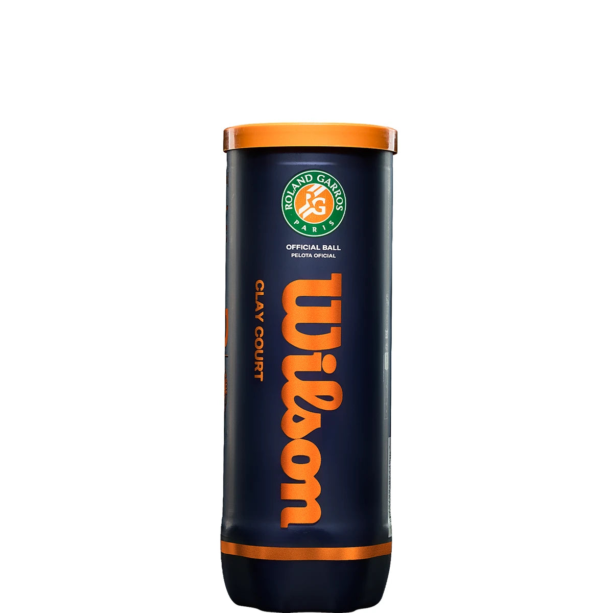 Tube mit 3 Wilson Roland Garros Clay Court Tennisbällen