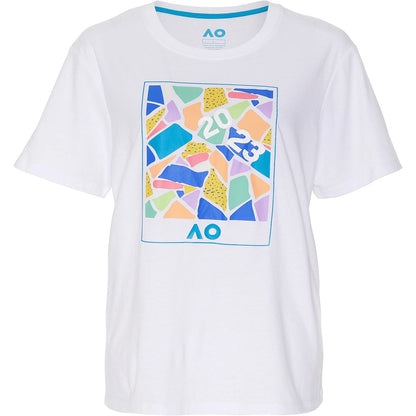 T-Shirt Australian Open Damen Mosaic